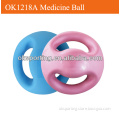 2014 hot sale rubber weight ball with handles